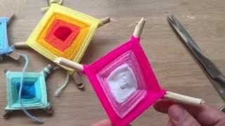 How to Make a Gods Eye Craft [upl. by Kristo]