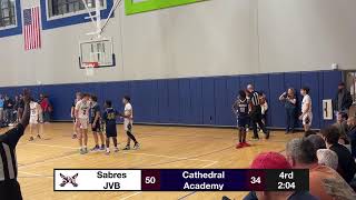 Sabres JVB vs Cathedral Academy 11152024 [upl. by Nivert382]