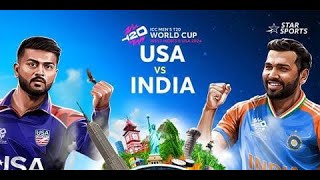 India vs United States Live Match  IND vs USA Live Match Today  T20 World Cup 2024 Live Match [upl. by Whang191]