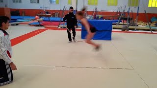 Salto in lungo Lady GYMNASTICS CHALLENGE [upl. by Seumas]