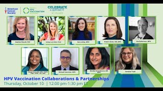 ACS HPVRT 2024 National Meeting Session 4 HPV Vaccination Collaborations amp Partnerships [upl. by Oneida]