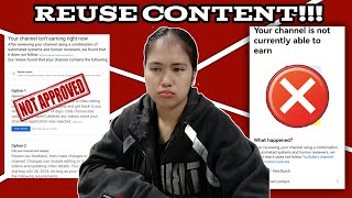 REUSE CONTENT VIOLATION MONETIZATION POLICY YEAR 2024 Tagalog Explanation gracehome [upl. by Nosidda]