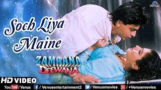 Soch Liya Maine  HD VIDEO  Shah Rukh Khan amp Raveena Tandon  Zamaana Deewana  90s Romantic Songs [upl. by Lunetta]