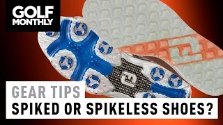 Should You Choose Spiked Or Spikeless Golf Shoes [upl. by Adnovay]