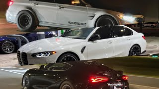 BMW G80 M3 VS Single Turbo F80 M3 Big Turbo Supra amp Built Boosted 370z [upl. by Thar]