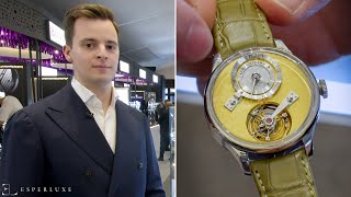 Live With Remy Cools amp His Two NEW Tourbillon Watches Great Talk at Dubai Watch Week 2023 [upl. by Lorenzo965]