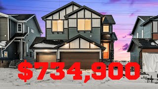 Inside a 734900 Brand New Home in Chestermere Alberta [upl. by Dopp131]