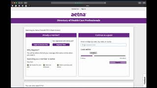 Aetna preferred provider search tool [upl. by Lled605]