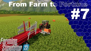 Wrapping amp stacking Bales—Farm Life in Full Swing  fs22 [upl. by Lilli]