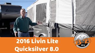 2016 Livin Lite Quicksilver 80 PopUp Trailer [upl. by Ashok455]