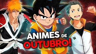 ANIMES MAIS ESPERADOS DE OUTUBRO 🔥 2024 [upl. by Sailesh265]