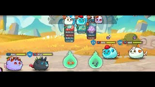 AXIE INFINITY CLASSIC GAMEPLAY  SUMMER AXIE vs SUMMER AXIE  PLAY TO EARN  POISON TEAM HYBRID [upl. by Odericus938]