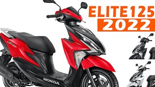 NOVA HONDA ELITE 125 2022  DETALHES DO QUE MUDOU [upl. by Wiltsey26]