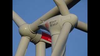 Repowering in Drohndorf Wind Farm Wind World Repower DeWind and Vensys Wind Turbines Part 1 [upl. by Annamarie893]