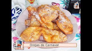 Orejas de carnaval receta tradicional [upl. by Dun]