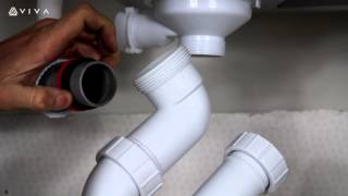 How to Install or Replace a Swivel P Trap Waste Fitting for a Bathroom Basin or Kitchen Sink [upl. by Ecnatsnok960]