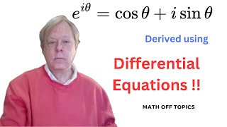 Eulers Identity from a Differential Equation [upl. by Langille]