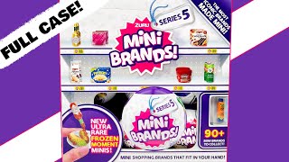 FULL CASE UNBOXING MINI BRANDS SERIES 5 Zuru 5 Surprise Blind Bag Opening [upl. by Mail50]