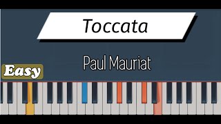 Paul Mauriat  Toccata Easy Piano Tutorial With Sheet [upl. by Walston]