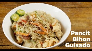 Pancit Bihon Guisado Recipe  Yummy Ph [upl. by Eeliram]