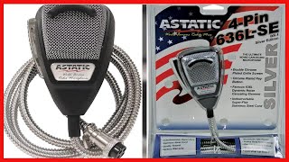 Astatic 30210001SE 636LSE 4Pin Noise Canceling CB Microphone [upl. by Killy]