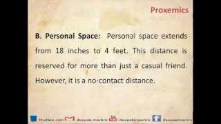 Proxemics  Space Language [upl. by Spears]