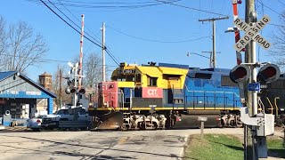 Railroad Crossing Gates Not Working amp Railroad Switching On Grain Spur 3 Locomotives Repost CCET [upl. by Nob693]