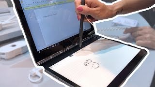 Lenovo byter ut tangentbordet mot ebläcksskärm i nya Yoga Book C930 [upl. by Viddah]