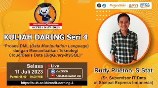 Kuliah Daring Seri 4 Credit Earning Satria Data 2023 [upl. by Divod319]