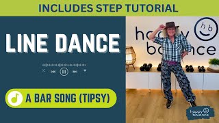 LINE DANCE  A BAR SONG TIPSY by Shaboozey  Zumba®  Zumba Gold®  Fun  Easy Step Tutorial [upl. by Meletius]