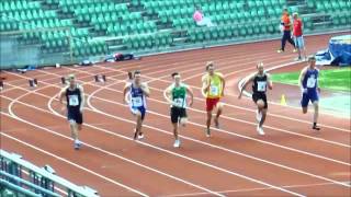 Karsten Warholm 100 m under NM mangekamp på Bislett 19052013 [upl. by Alisia]