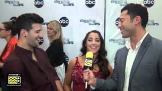 Dancing with the Stars  Aly Raisman amp Mark Ballas AfterBuzz TV Interview April 9th 2013 [upl. by Lister]