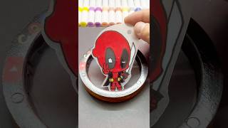 👉👉Deadpool🤗🤗 shrinkydinks shrink plastic diy shortsvideo fypシ゚viral deadpool [upl. by Lenette]