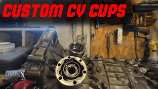 Subaru Axles are weak Lets build 930 CV stubs for my turbo rail buggy [upl. by Elocin]