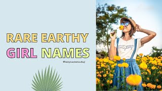 RARE EARTHY INSPIRED BABY NAMES FOR GIRLS  Unique Nature Names For Girls shorts babynames [upl. by Anwahsat29]