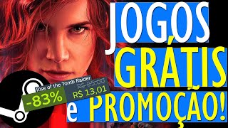 OPA 8 JOGOS GRÁTIS para PC na STEAM e JOGOS BARATOS para PC em PROMOÇÃO na STEAM e NUUVEM [upl. by Cusack]