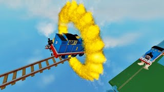 THOMAS THE TANK Crashes Surprises FLIP A ENGINES 9 Thomas the Train Accidents Happen [upl. by Dermot]