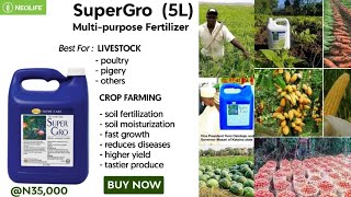 SuperGro NeoLife Liquid fertilizer [upl. by Anidene]