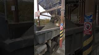 Rock DUST Loading Tatra 815 Dumpertatratruckjobworkconstructionquarrytruckdriverdumperdrive [upl. by Karlotte]