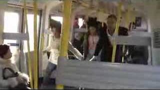 Thriller dance on the tube  Michael Jackson thriller [upl. by Naened]