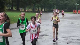 Under 13 Girls South of England Road Relay Championships 23092018 [upl. by Eniamrehs430]