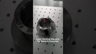 Laser Marking Machine for Metal Accessories pilaser laserengravingmachine httpspilasercom [upl. by Beberg]