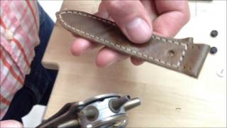 How to make a watch strap [upl. by Sinoda]