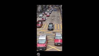 227 ASMR The Traffic in the Heart of the City road bus tram cars intersection [upl. by Mylan]