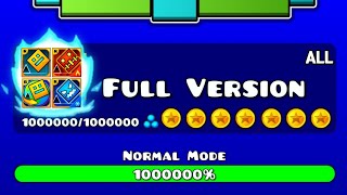 ALL FULL VERSION LEVEL 143 All Coin  GEOMETRY DASH 10  22  Meltdown  World  SubZero [upl. by Corel]