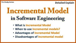 Incremental Model in Software Engineering  Incremental Model [upl. by Aikemaj]