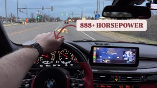 709 WHP BMW X5M POV DRIVE [upl. by Snah758]