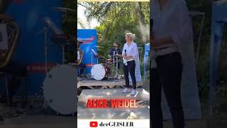 💙 Unsere Kanzlerin bekommt ein Konzert 😅 aliceweidel dergeisler afd [upl. by Ekyt]