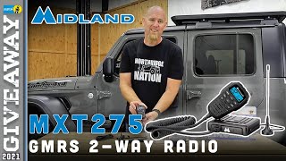 BEST Budget Friendly GMRS Radio Midland MXT275 Radio Install [upl. by Lenra]