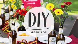 DIY mit Fleurop Tischdeko für Fußballfans [upl. by Lletnuahs]